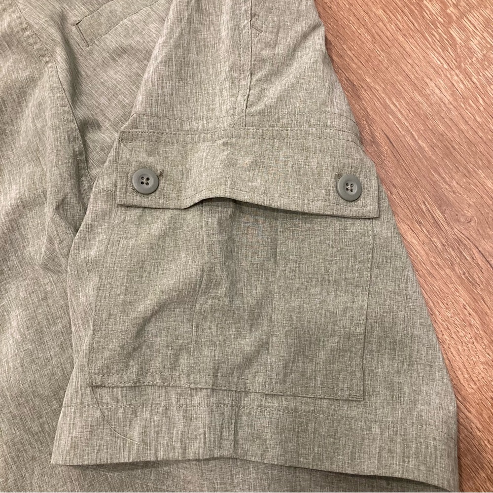Men's Wearfirst Green Cargo Shorts Size 32 - Picture 8 of 11
